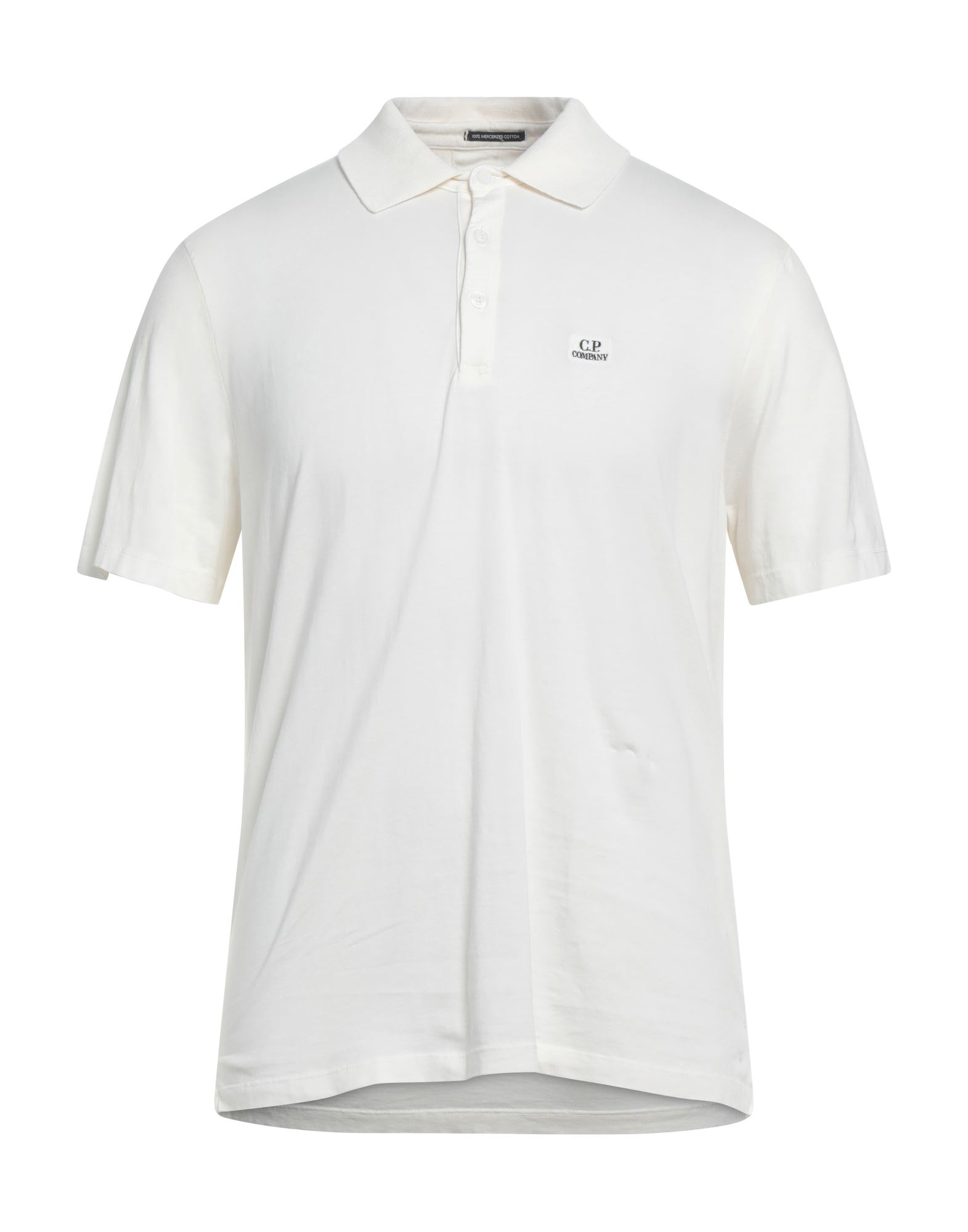 C.p. Company Polo Shirts In White