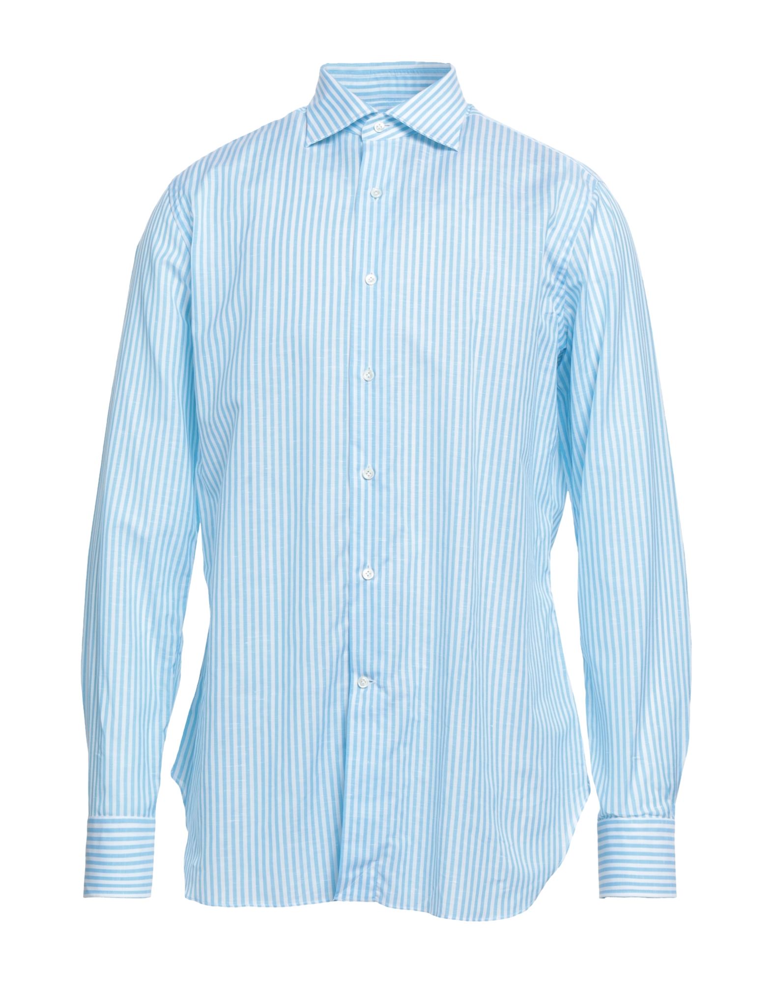 Alessandro Gherardi Shirts In Turquoise