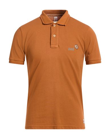 Poloshirt Herren Rostrot M Herren