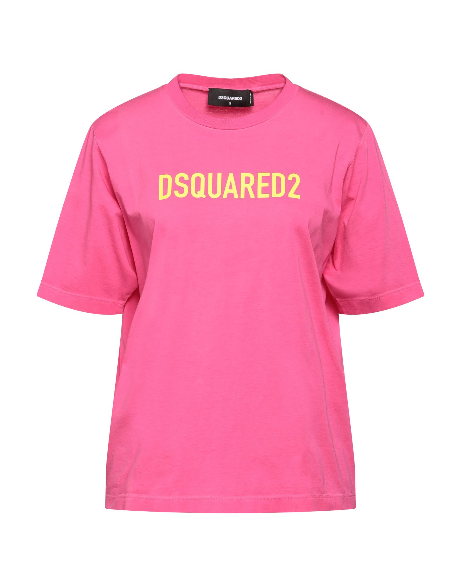 Dsquared2 Logo-print Cotton T-shirt In Pink