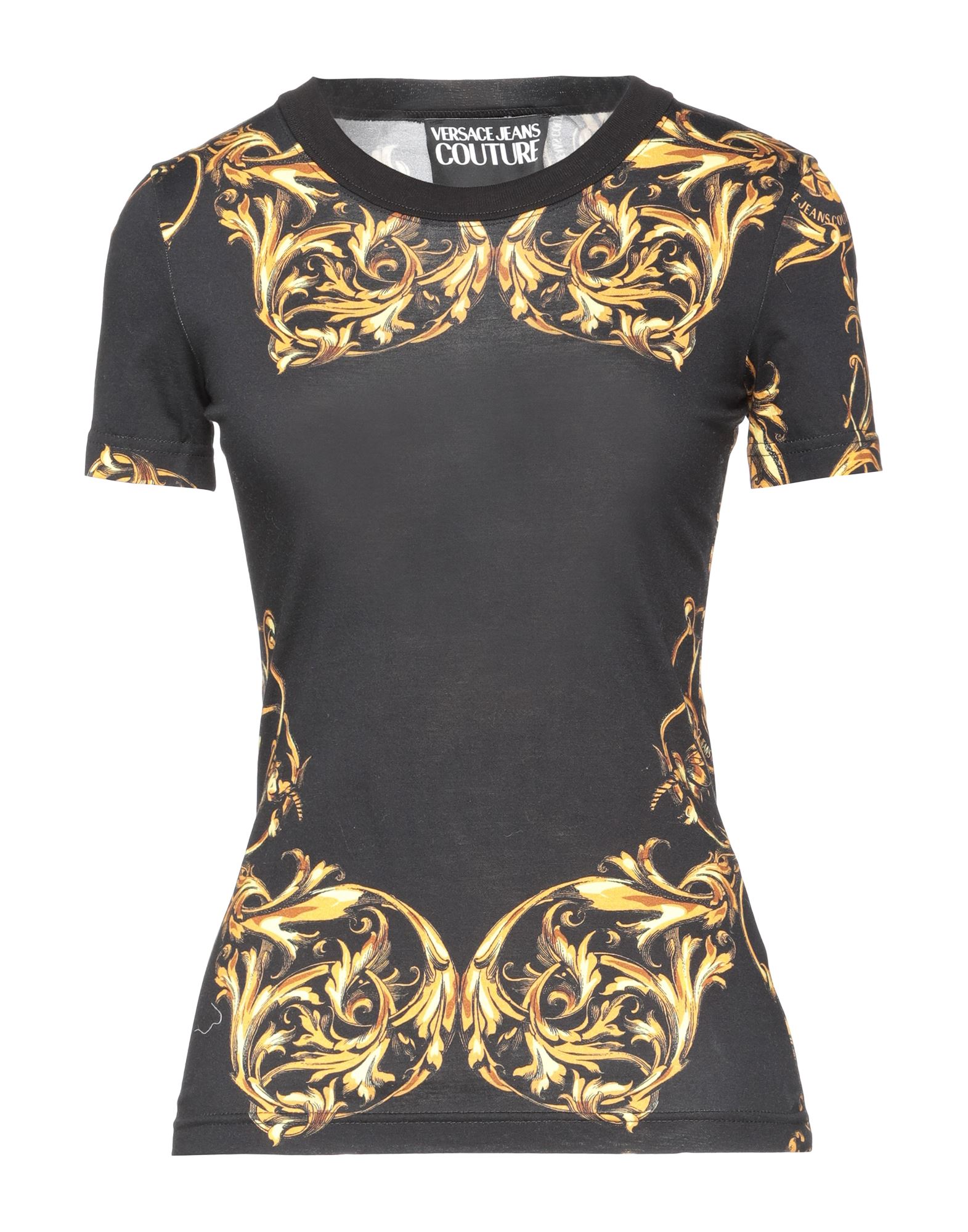 Versace Jeans Couture T-shirts In Black