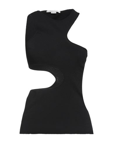 Stella Mccartney Woman Top Black Size 6-8 Viscose, Polyester