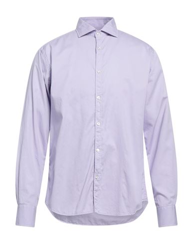 Belûk Man Shirt Lilac Size M Cotton In Purple