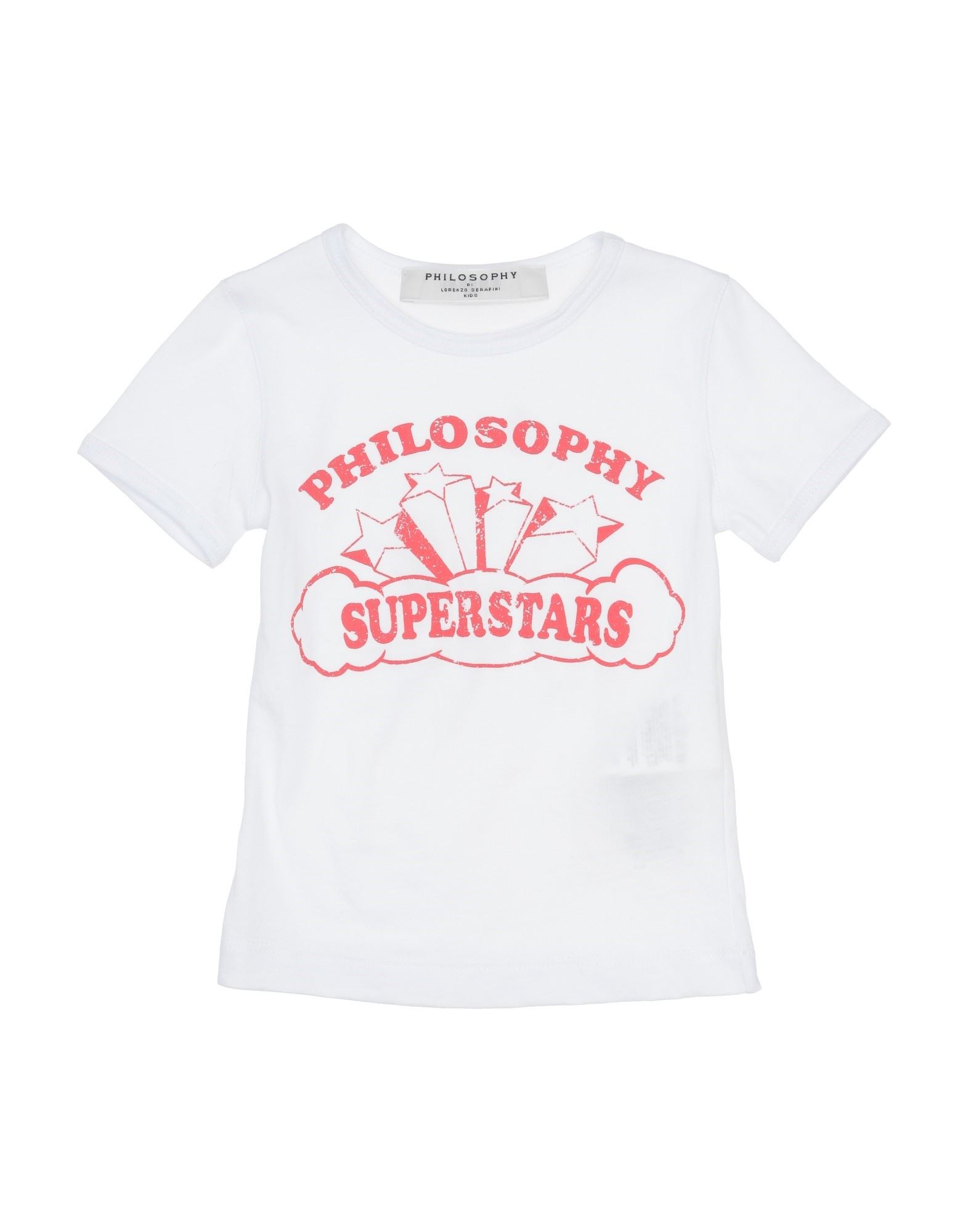 Philosophy Di Lorenzo Serafini Kids'  T-shirts In White