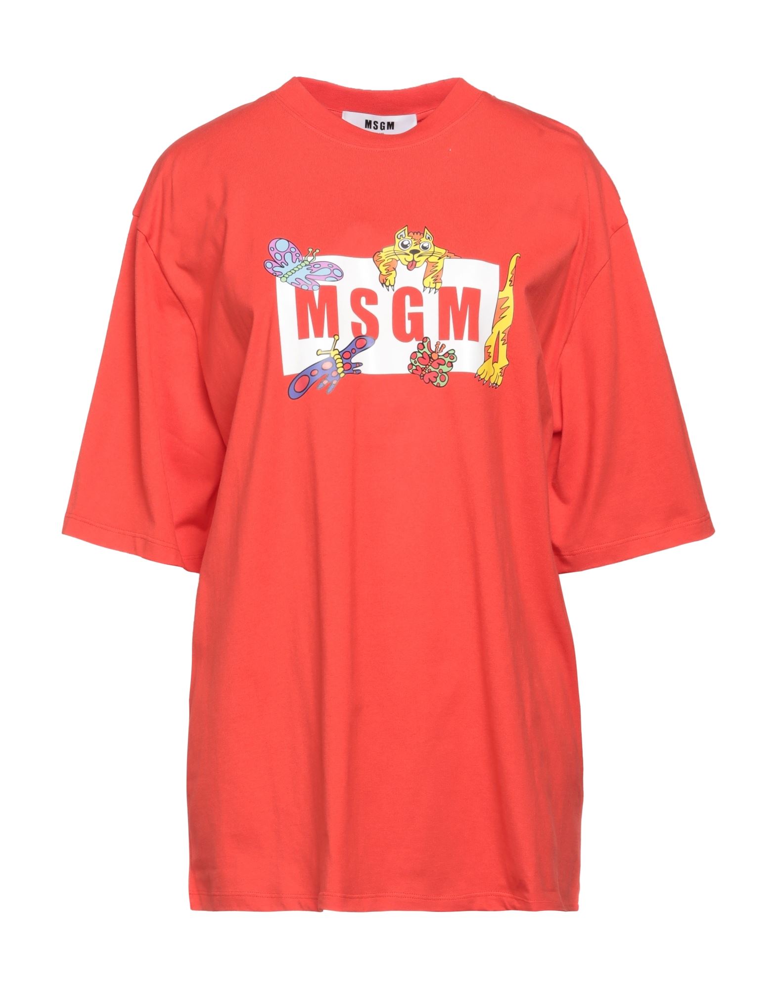 Msgm T-shirts In Red