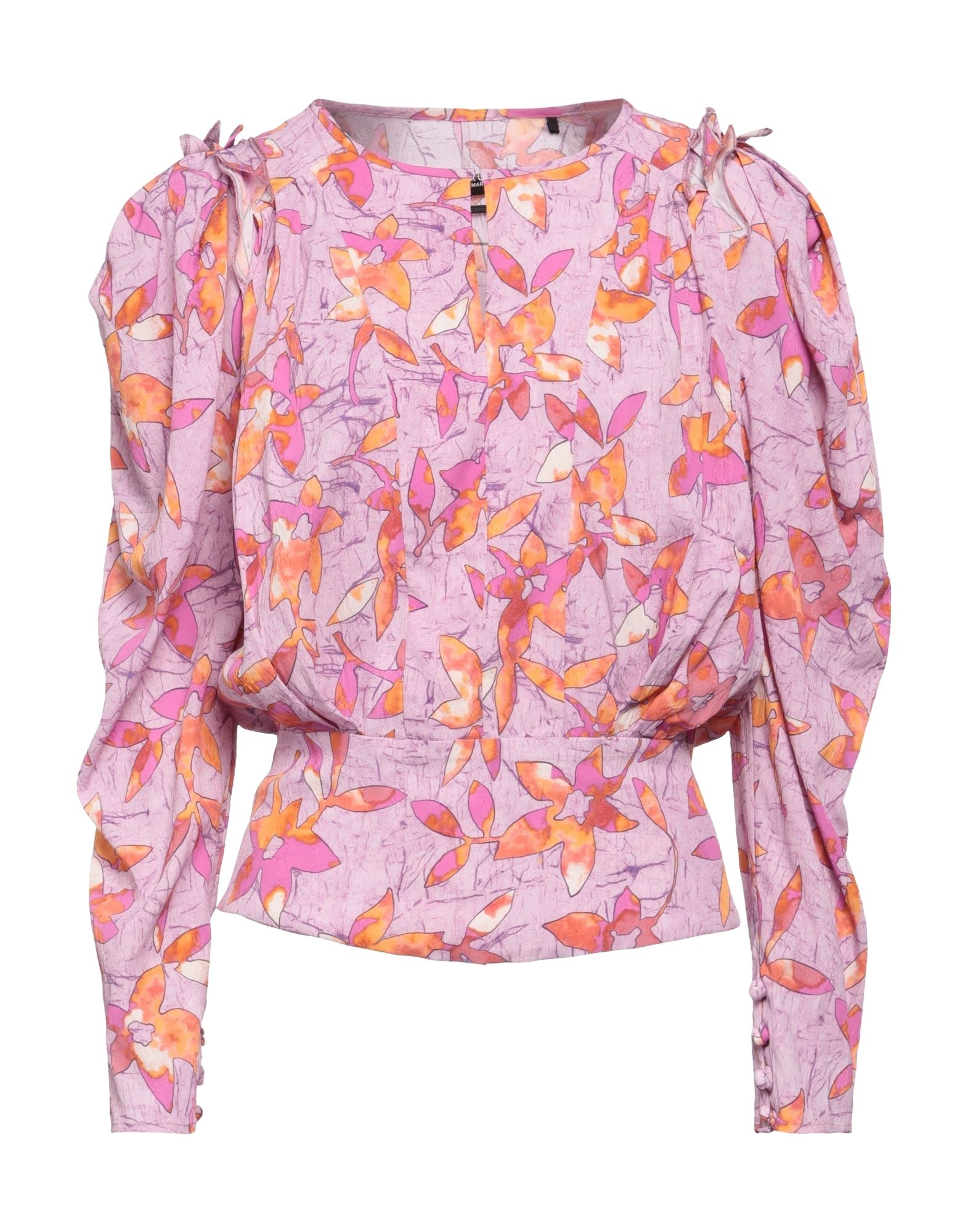 Isabel Marant Zargae Floral Blouse In Purple