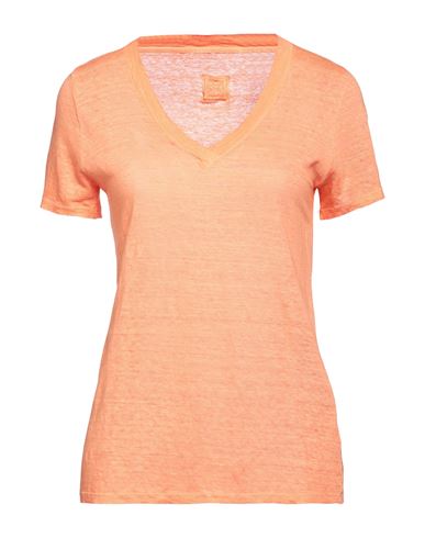 120% Woman T-shirt Orange Size M Linen
