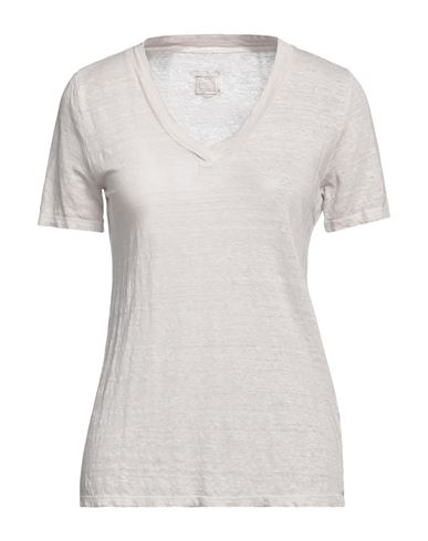 120% Woman T-shirt Grey Size L Linen