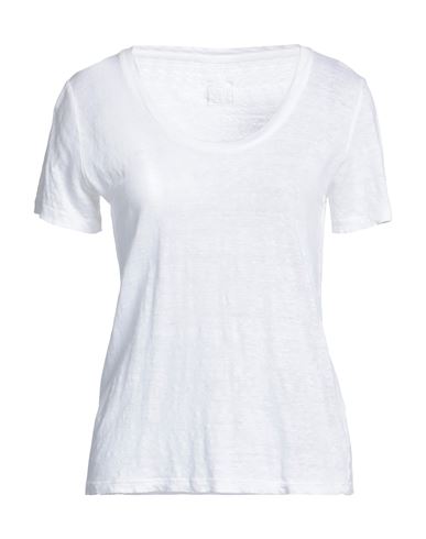 120% Woman T-shirt White Size Xs Linen