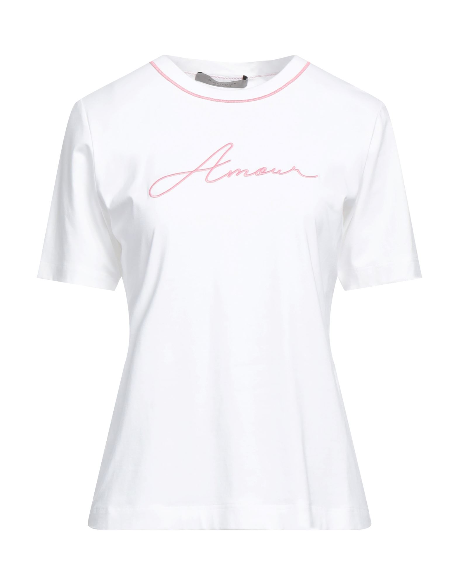 D.exterior T-shirts In White