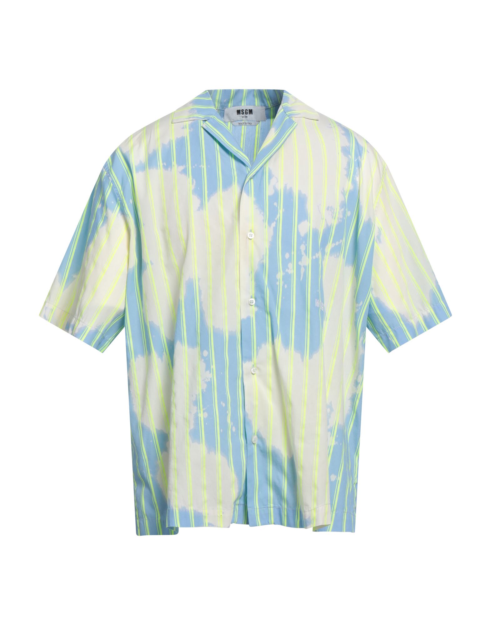 Msgm Shirts In Blue