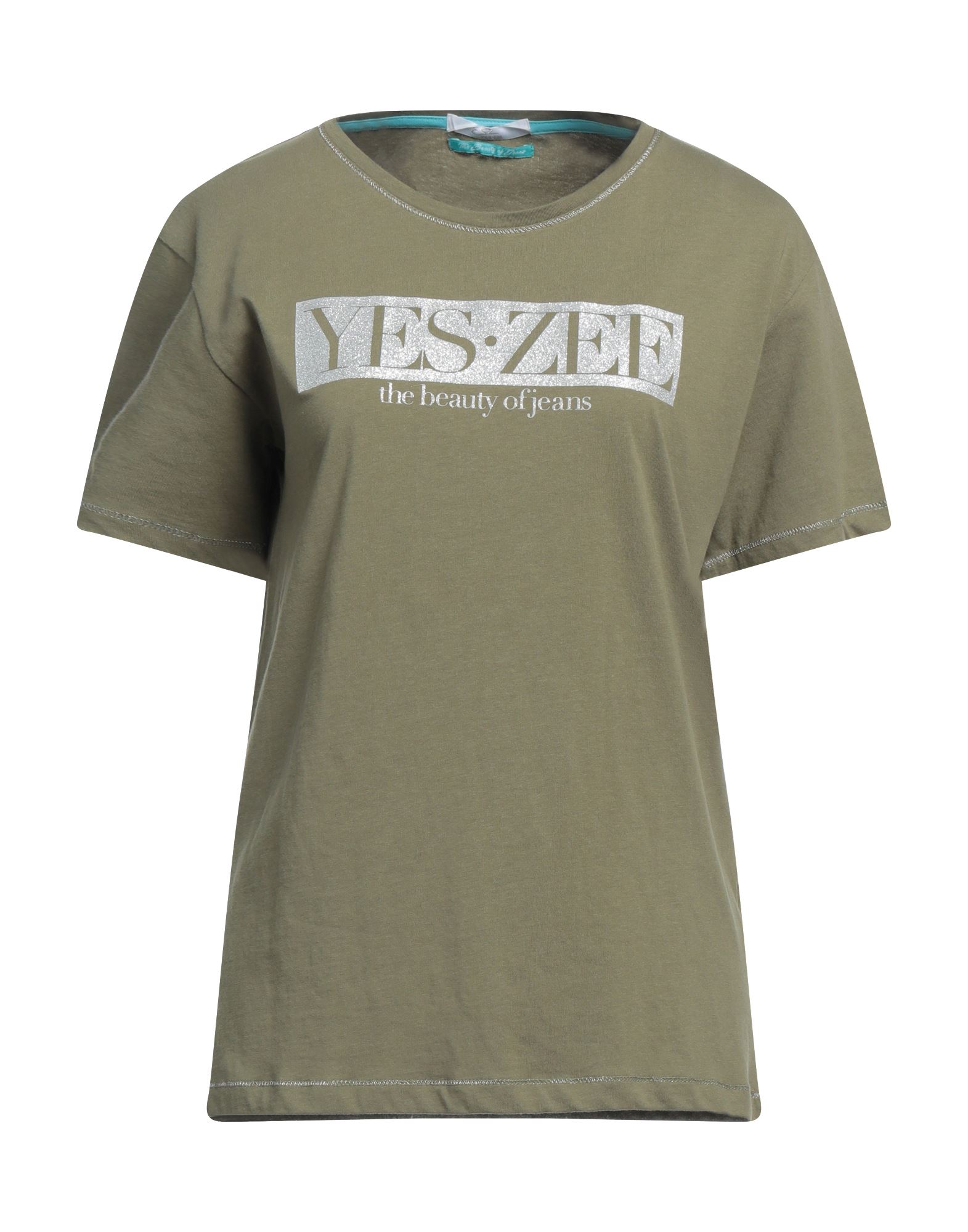 Yes Zee By Essenza T-shirts In Green