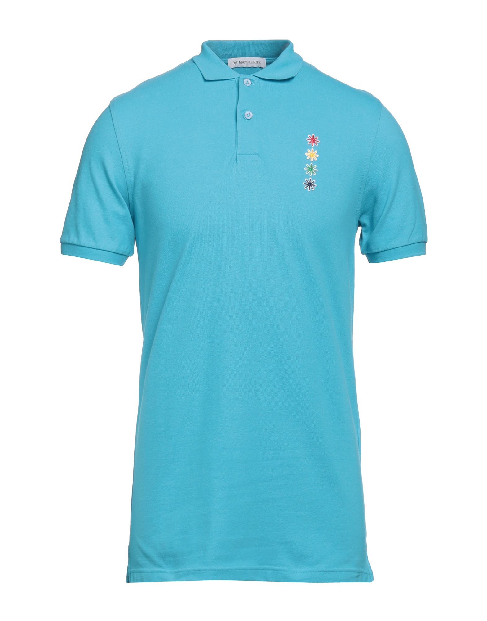 Manuel Ritz Polo Shirts In Blue