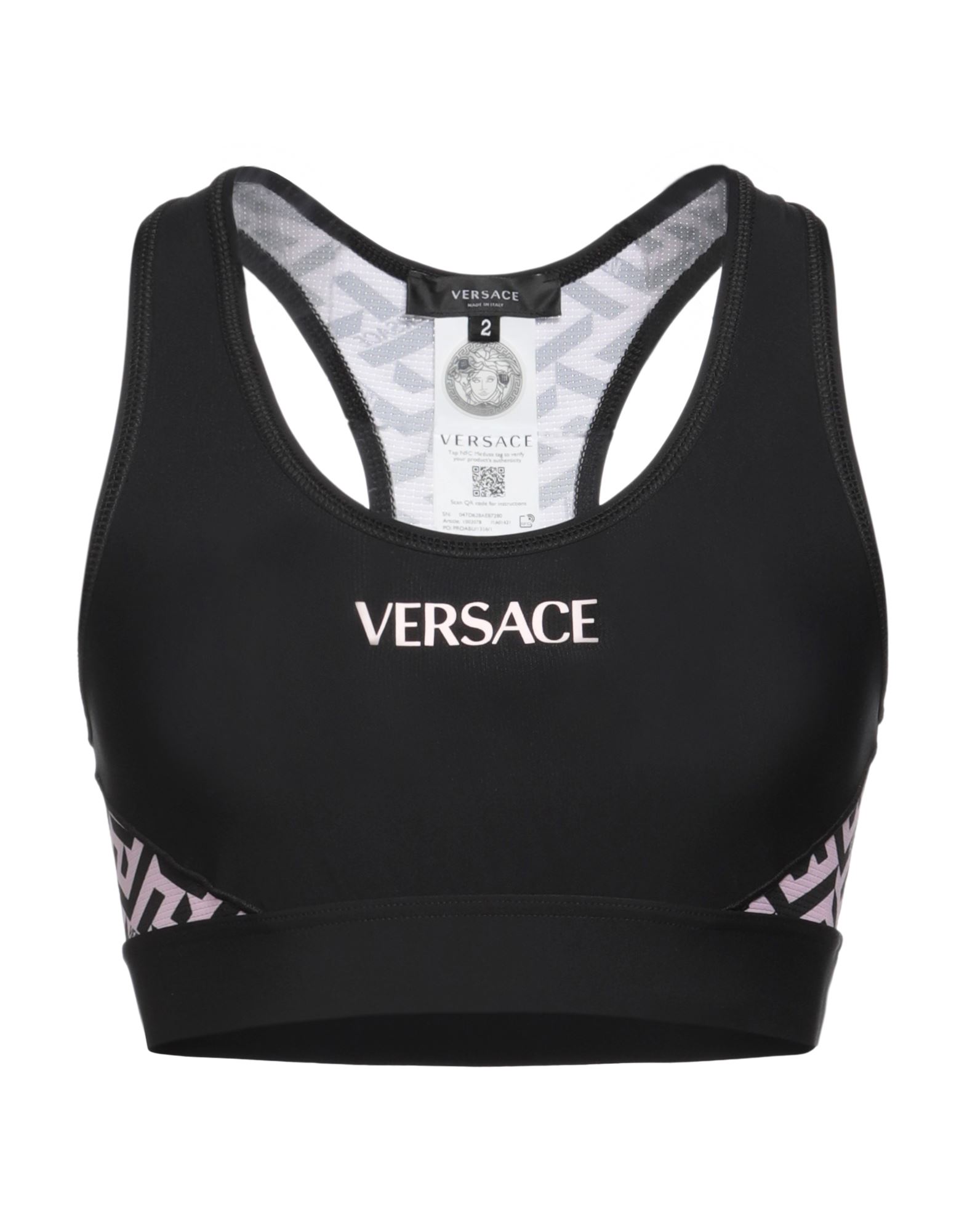 Versace Tops In Black