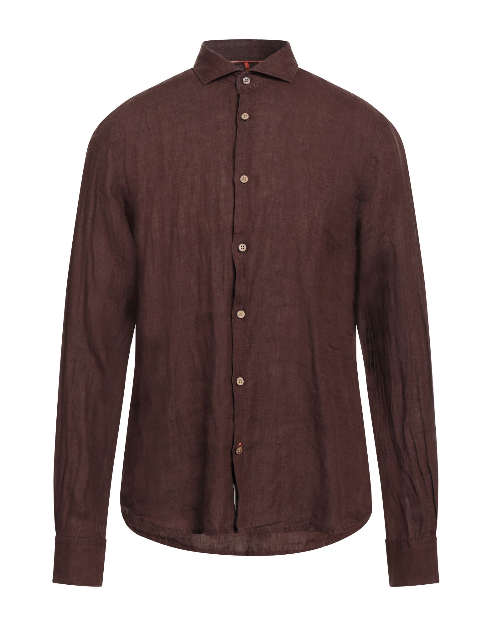 Yes Zee By Essenza Shirts In Brown