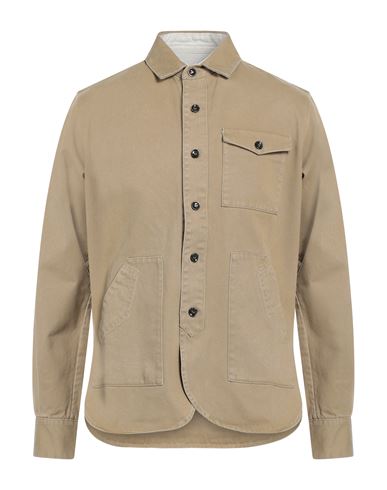Nine:inthe:morning Nine In The Morning Man Shirt Camel Size L Cotton In Beige