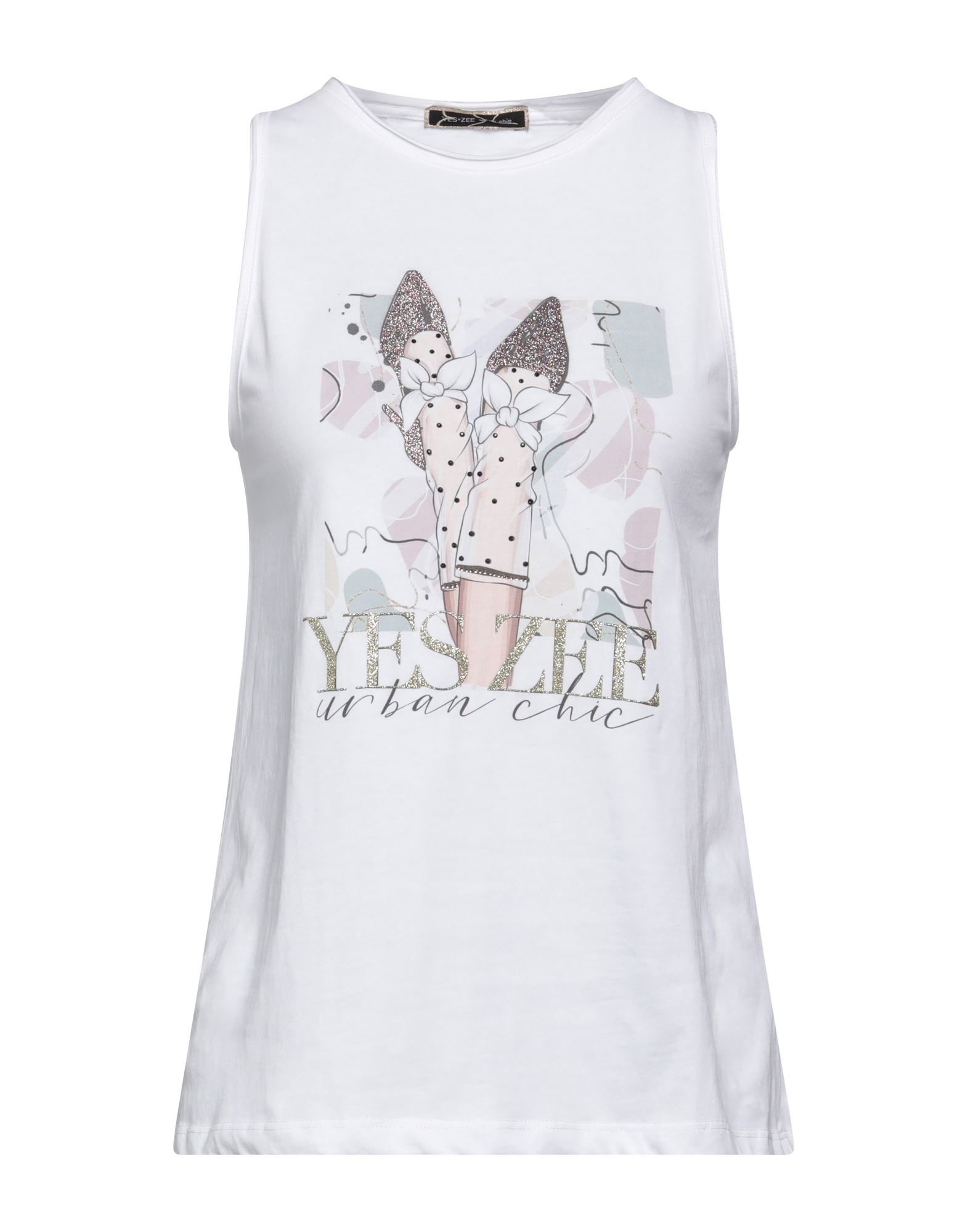 Yes Zee By Essenza Tops In White