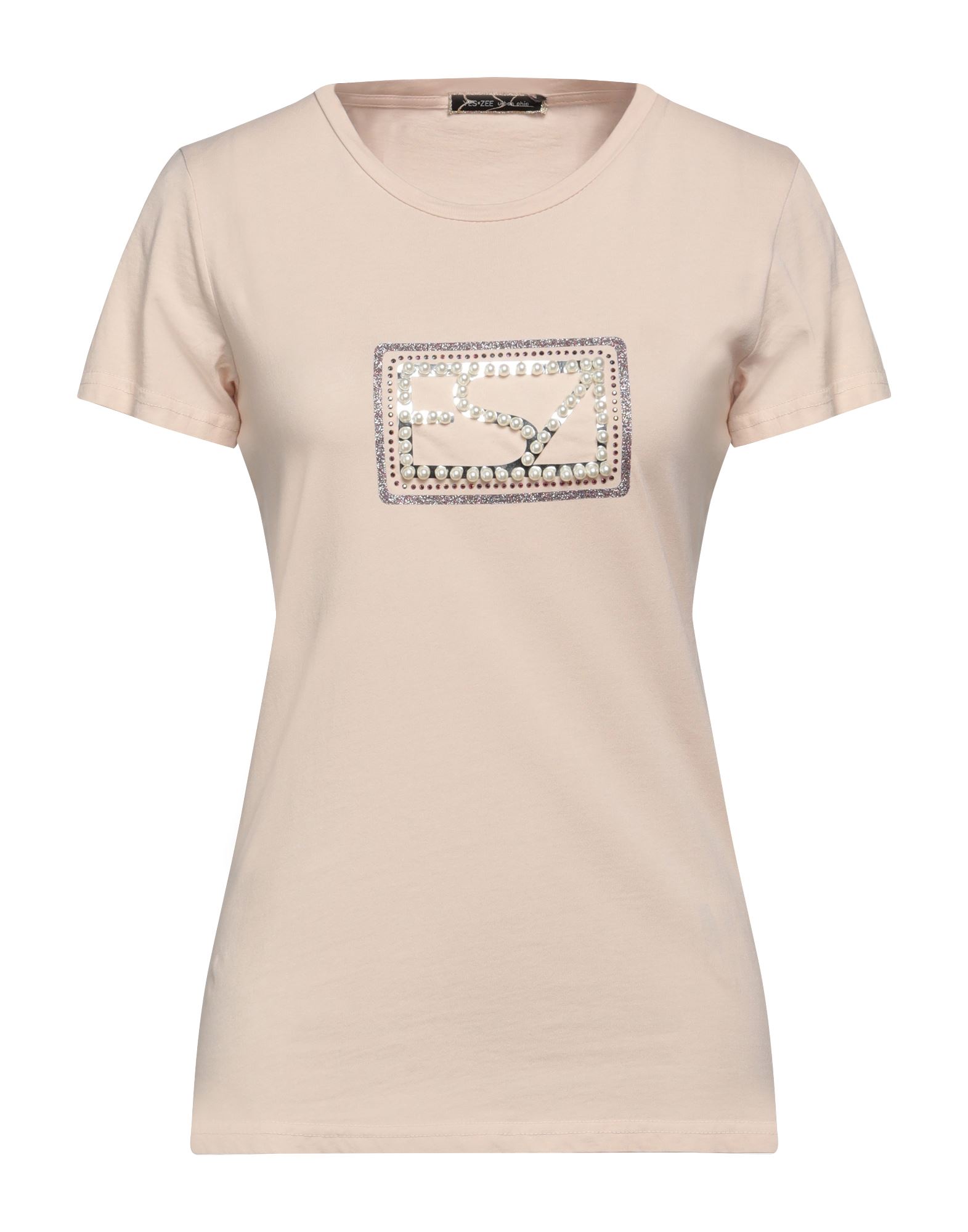 Yes Zee By Essenza T-shirts In Beige
