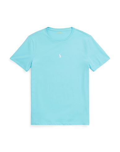 Polo Ralph Lauren Man T-shirt Sky Blue Size Xxl Cotton