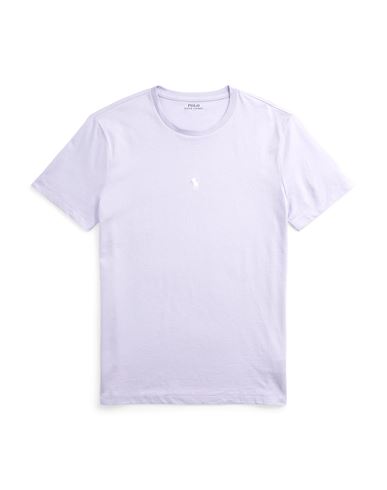 Polo Ralph Lauren Man T-shirt Lilac Size Xxl Cotton In Purple