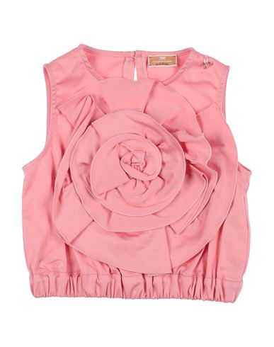 Elisabetta Franchi Babies'  Toddler Girl Top Pink Size 4 Cotton, Elastane