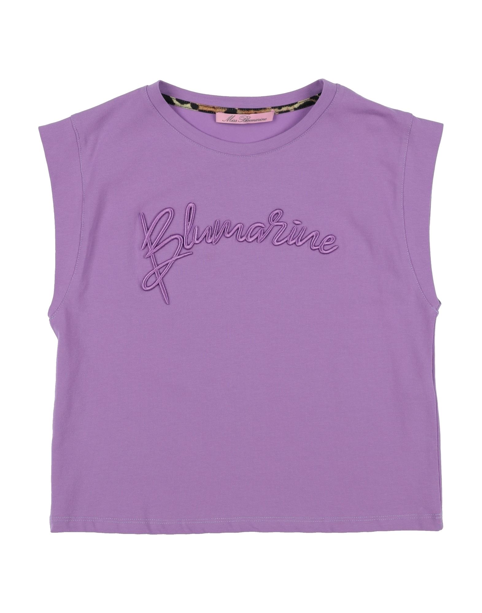 Miss Blumarine Kids'  T-shirts In Purple
