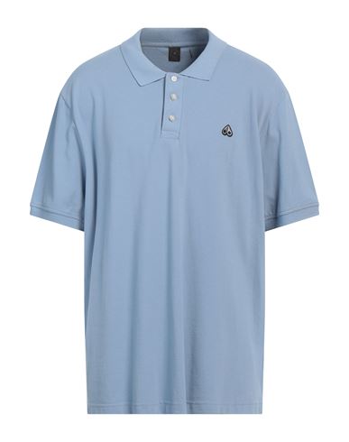 Moose Knuckles Embroidered-logo Cotton Polo Shirt In Blue