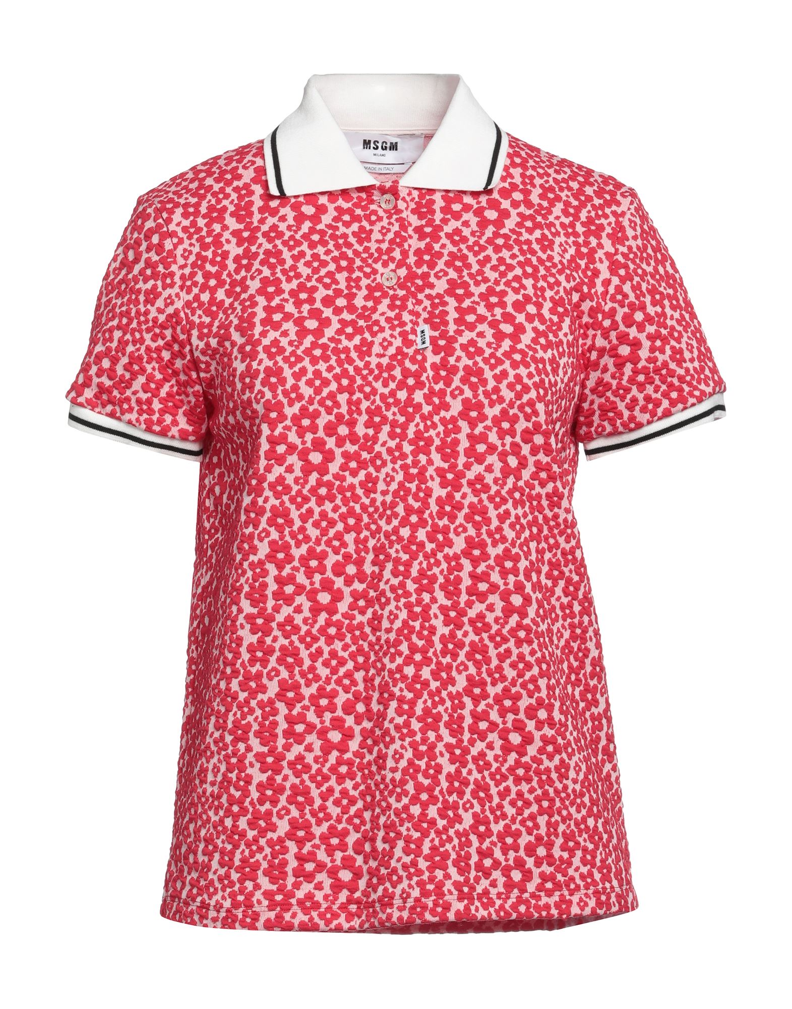 Msgm Polo Shirts In Red