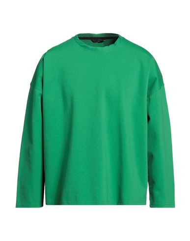 Hevo Hevò Man T-shirt Green Size L Cotton, Polyamide, Elastic Fibres