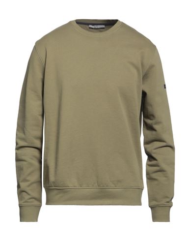 Yes Zee By Essenza Man Sweatshirt Military Green Size 3xl Cotton