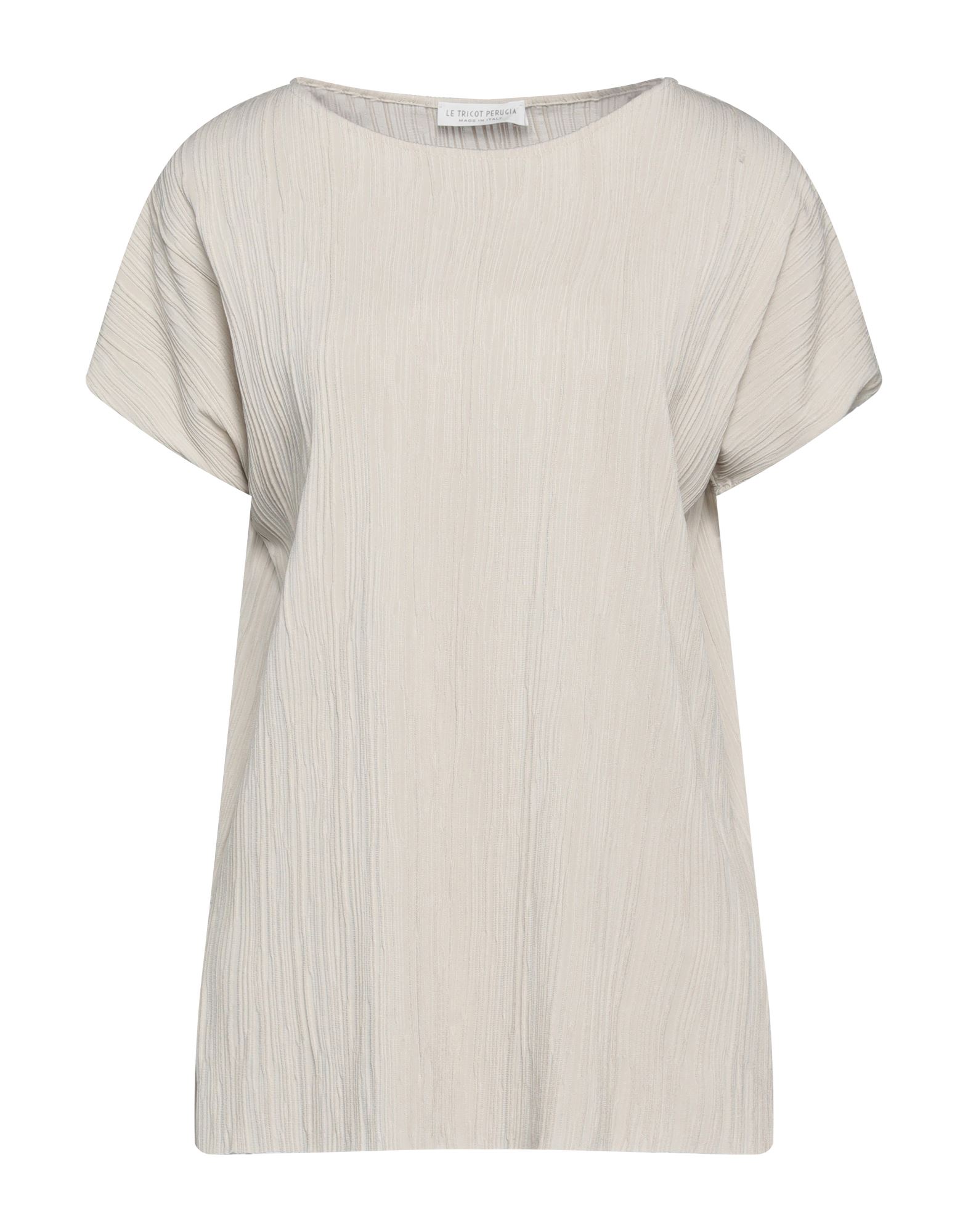 Le Tricot Perugia T-shirts In Beige
