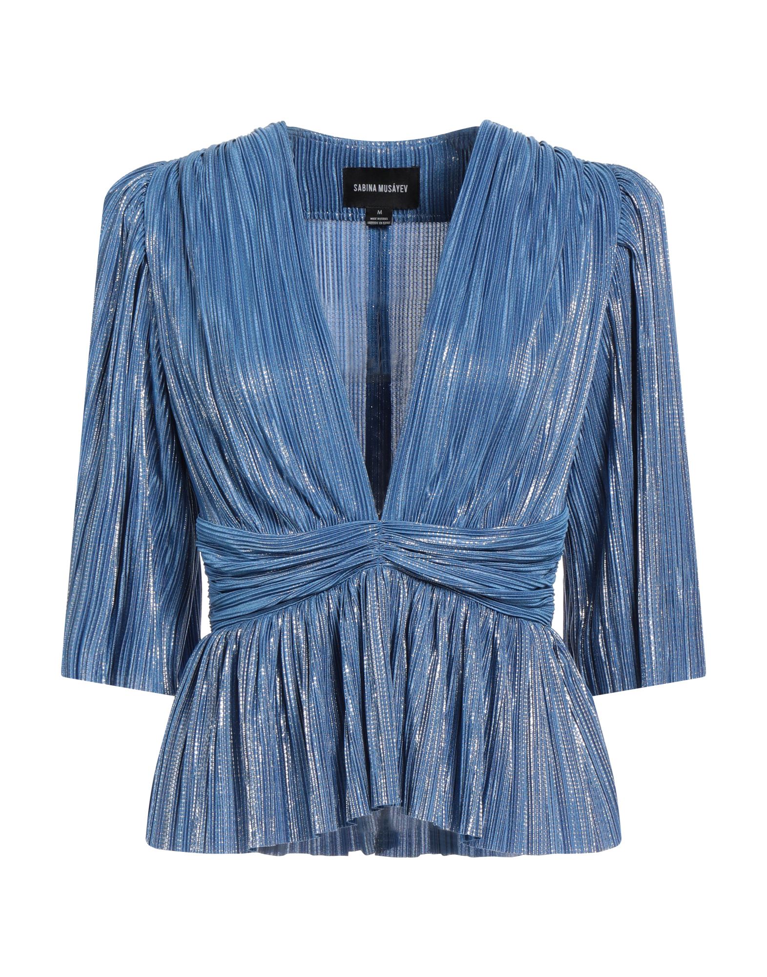 Sabina Musayev Blouses In Blue