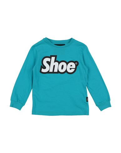 Shoe® Babies' Shoe Toddler Boy T-shirt Turquoise Size 4 Cotton In Blue