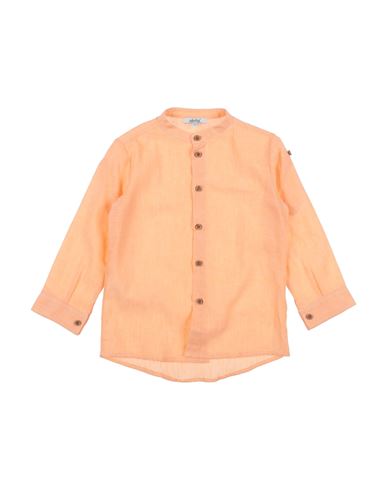 Aletta Babies'  Toddler Girl Shirt Orange Size 4 Linen, Cotton