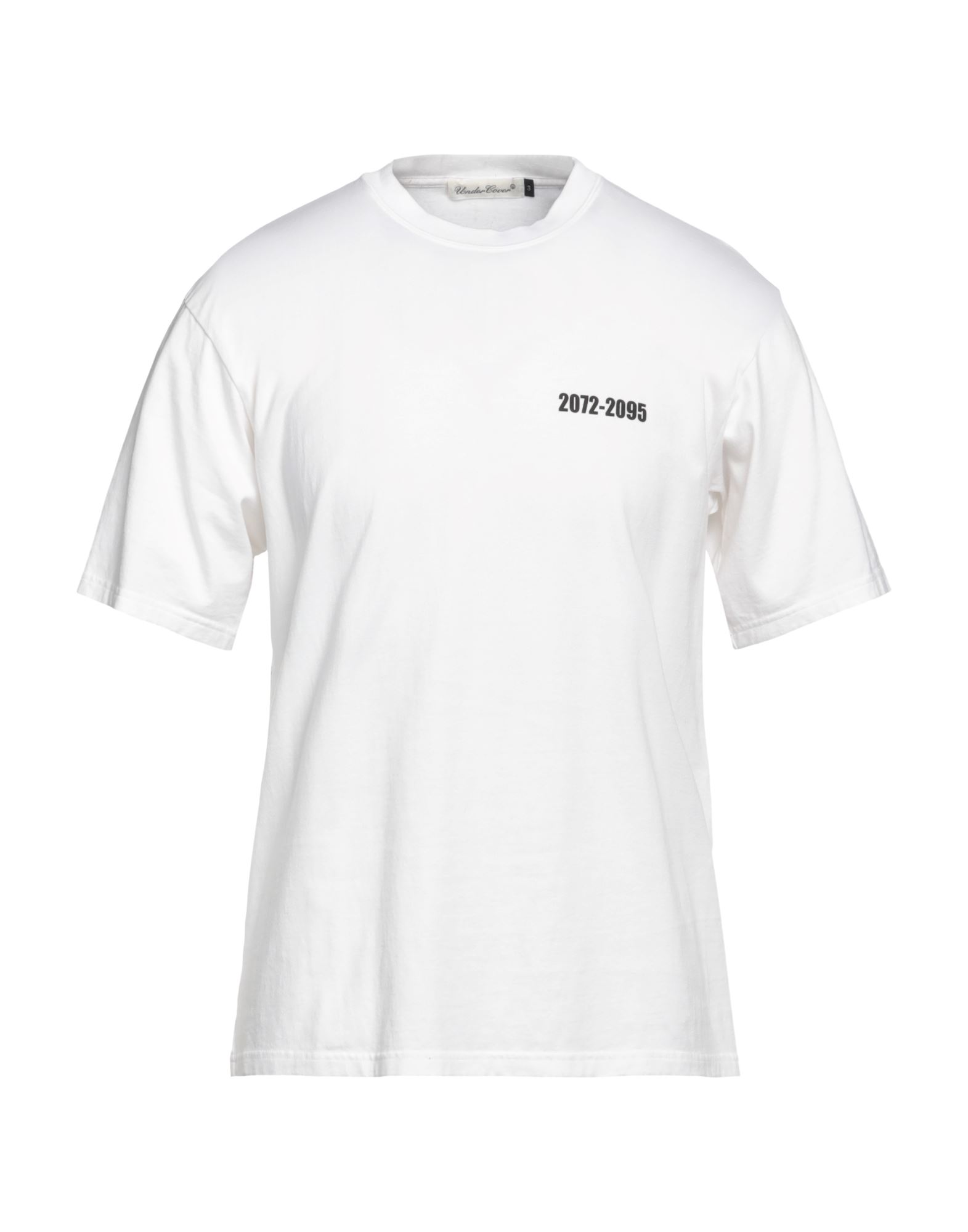 UNDERCOVER UNDERCOVER MAN T-SHIRT WHITE SIZE 4 COTTON