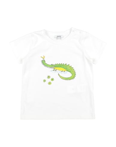 Aletta Babies'  Toddler Girl T-shirt White Size 4 Cotton, Elastane