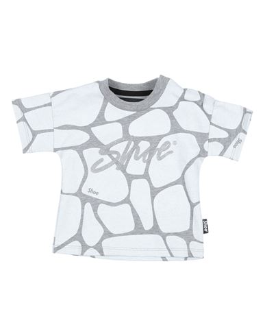 Shoe® Babies' Shoe Newborn T-shirt Grey Size 3 Cotton, Polyester