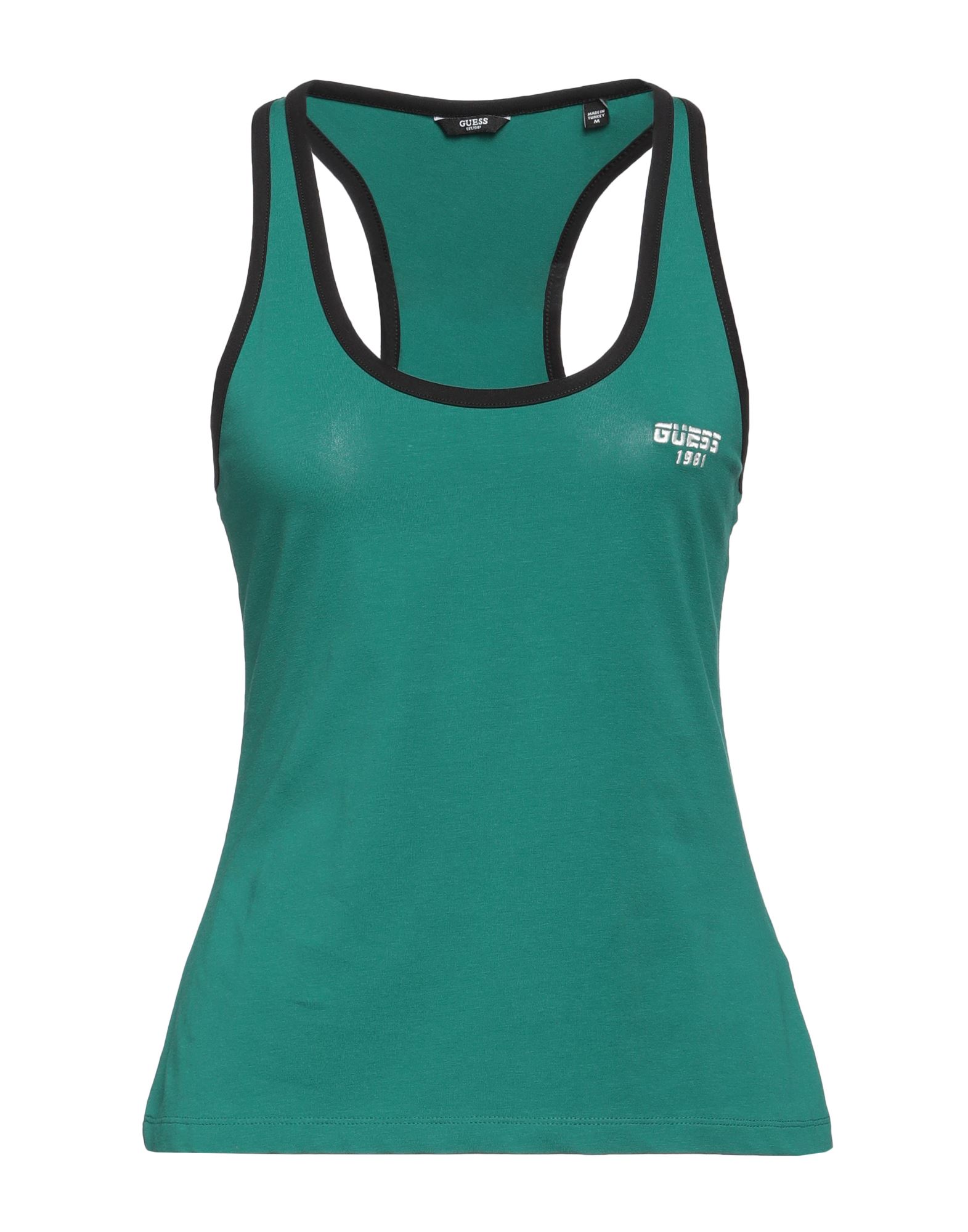 Guess Tank Tops In Green
