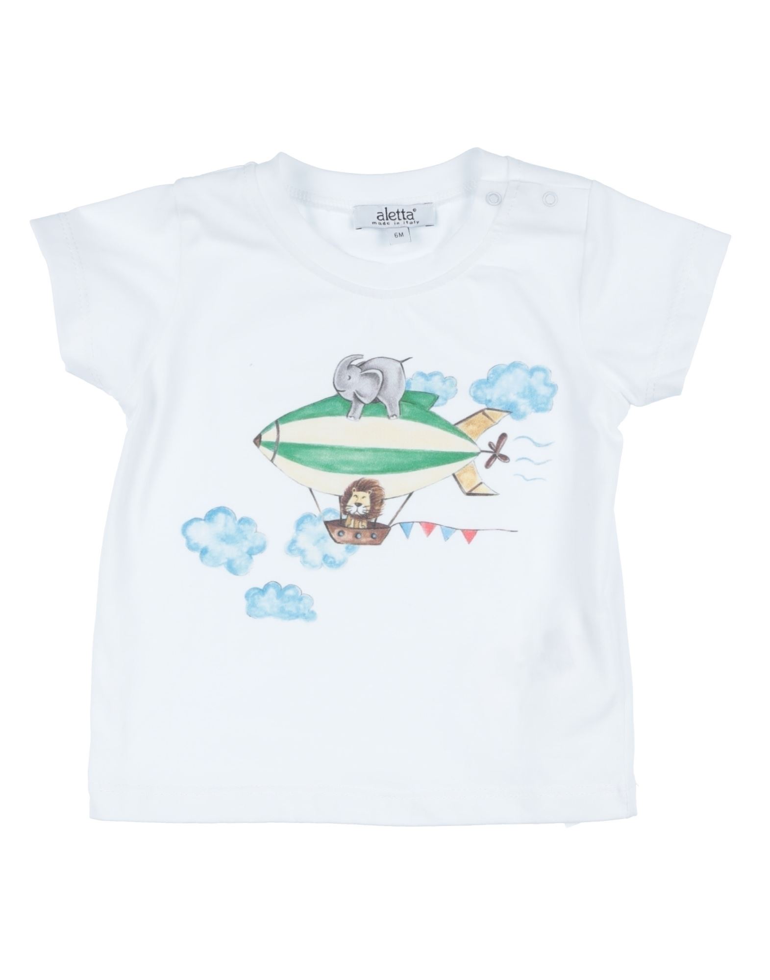 Aletta Kids'  T-shirts In White