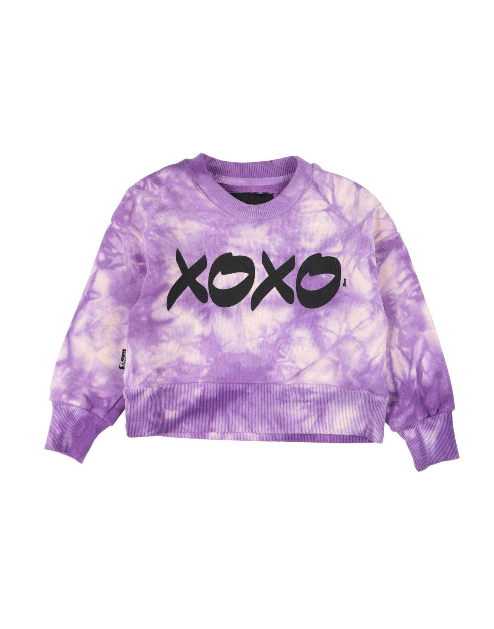Shoe® Kids' Shoe Toddler Girl Sweatshirt Purple Size 3 Cotton