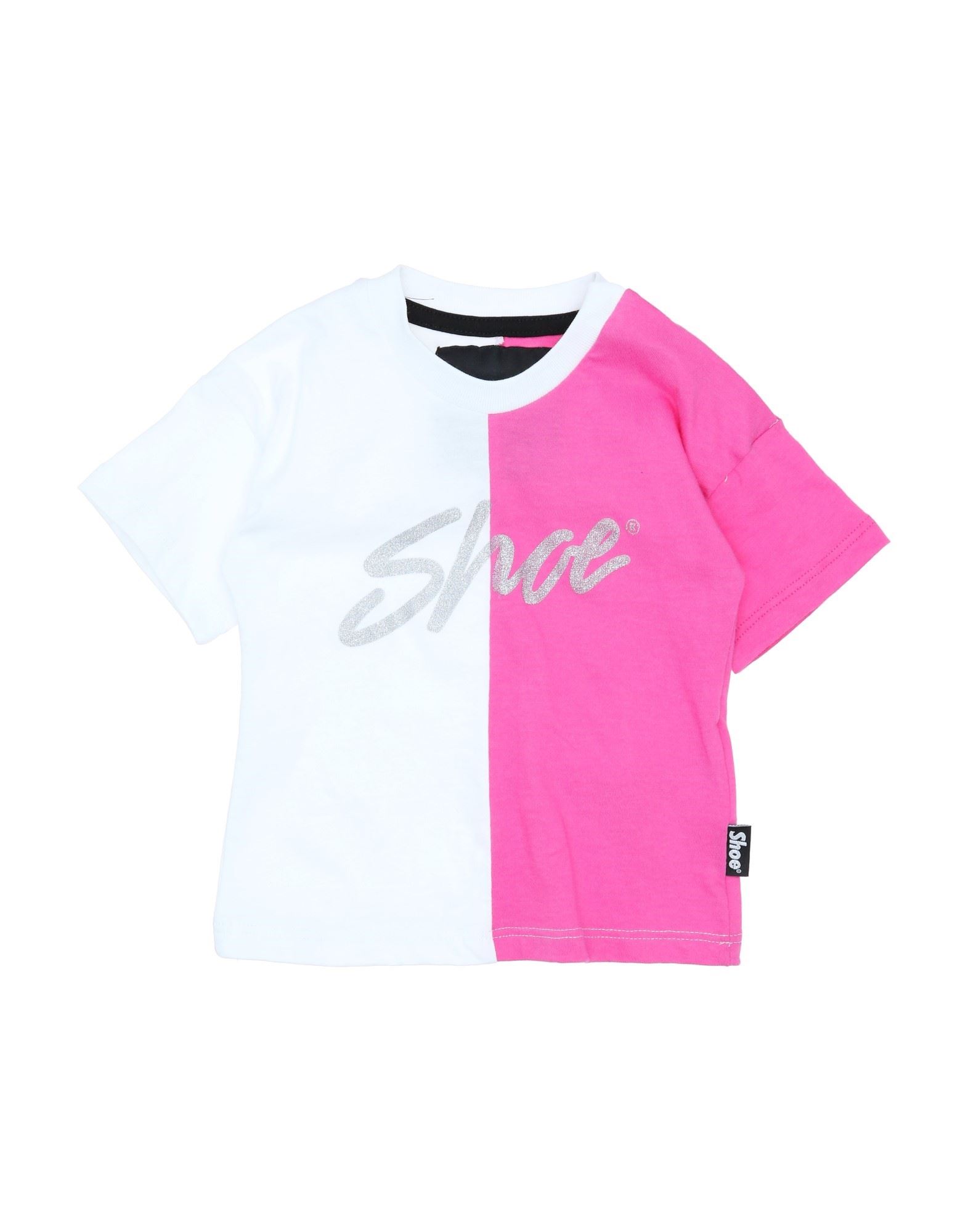 Shoe® Kids' Shoe Newborn Girl T-shirt Fuchsia Size 3 Cotton In Pink