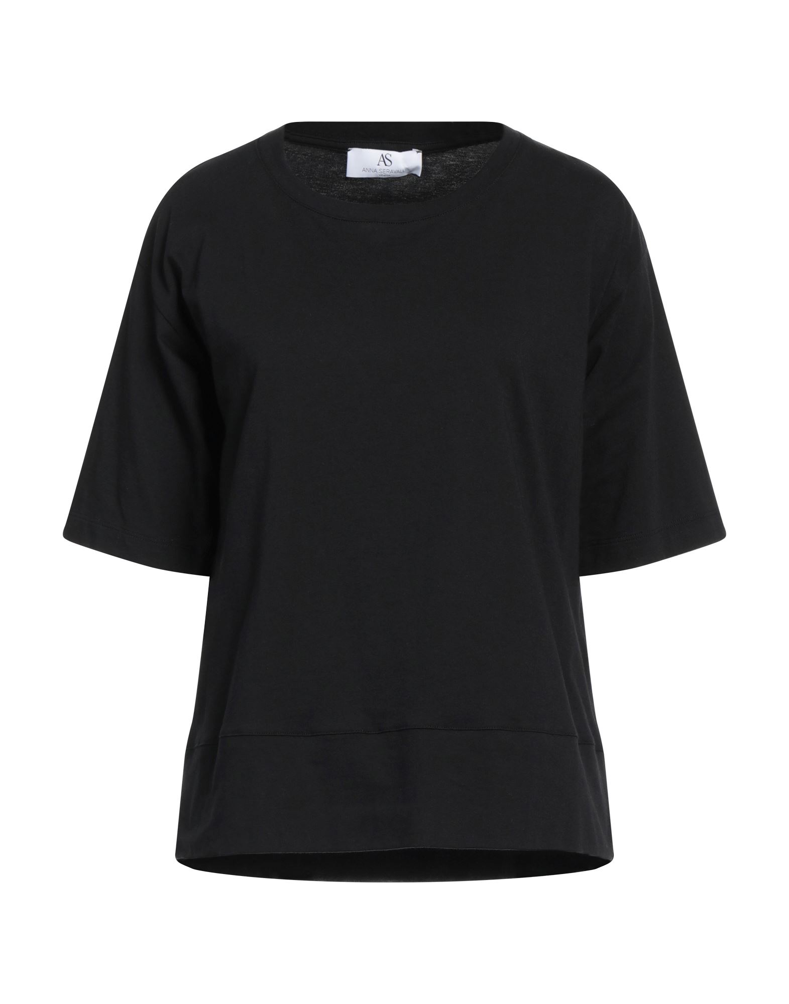 Anna Seravalli T-shirts In Black
