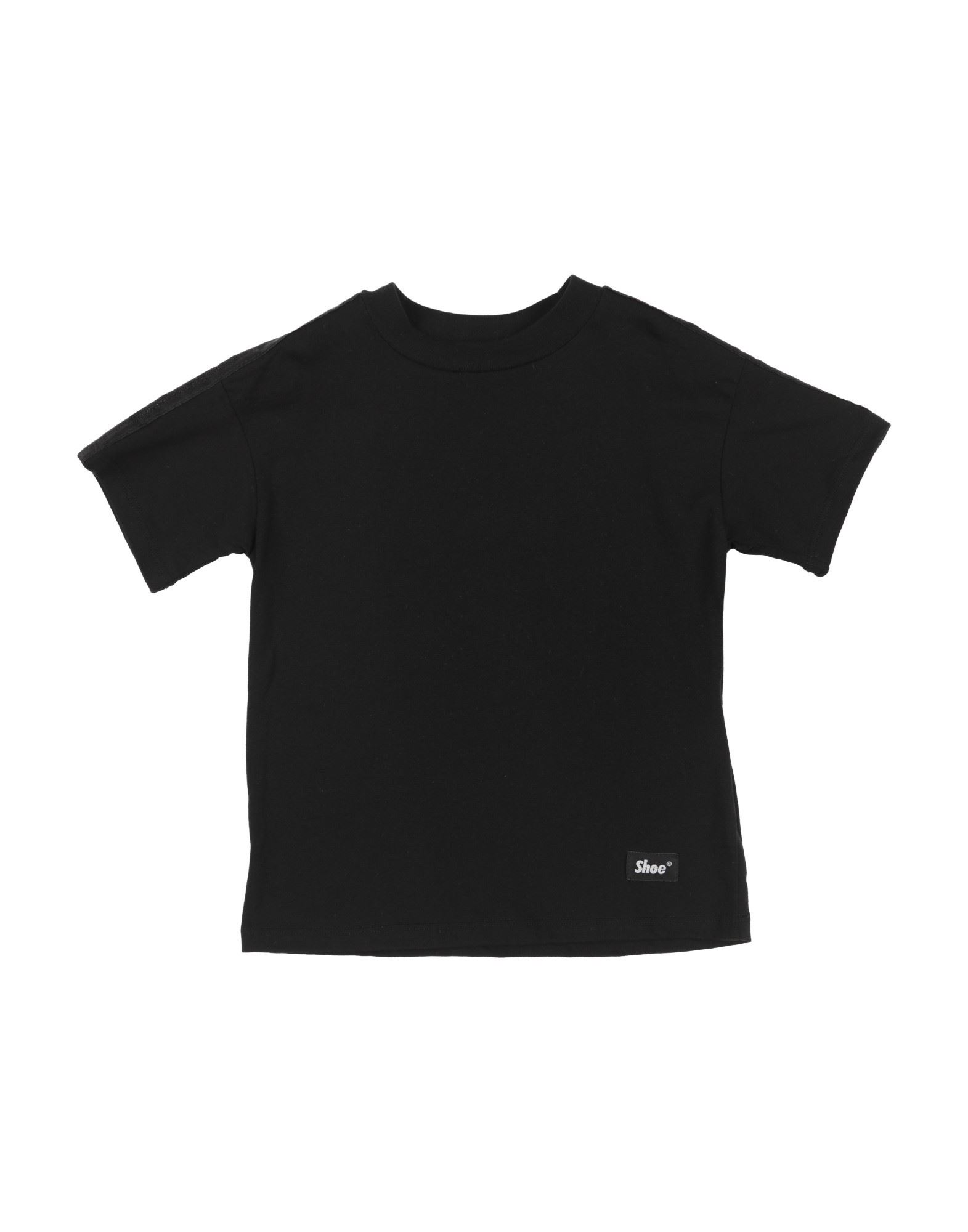 Shoe® Kids' Shoe Toddler Girl T-shirt Black Size 4 Cotton