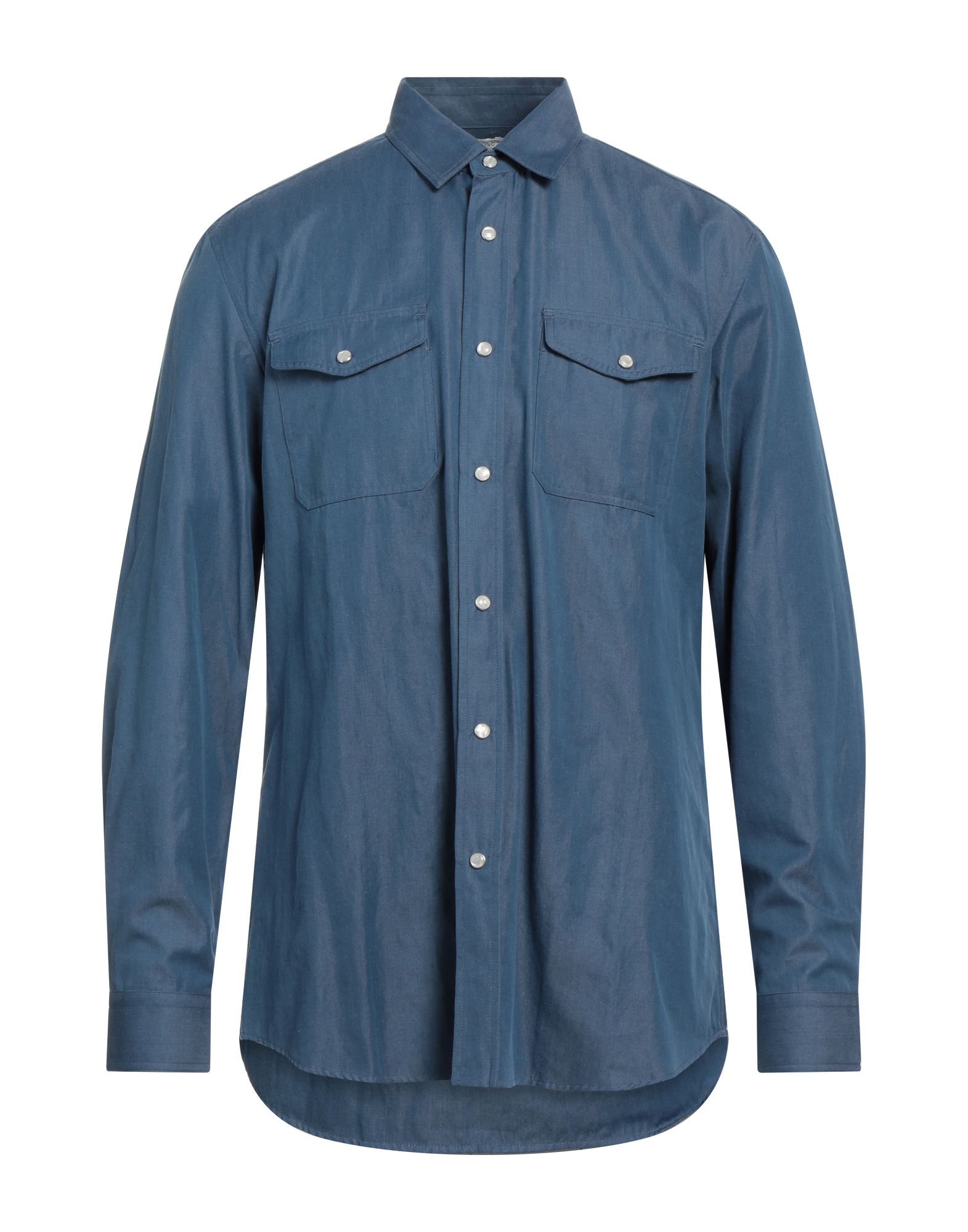 Caruso Shirts In Blue
