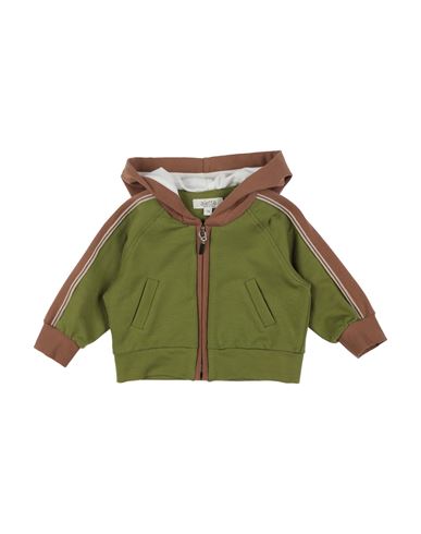 Aletta Babies'  Newborn Boy Sweatshirt Military Green Size 3 Cotton, Elastane