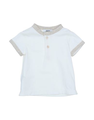 Aletta Babies'  Newborn Girl T-shirt White Size 3 Cotton, Elastane