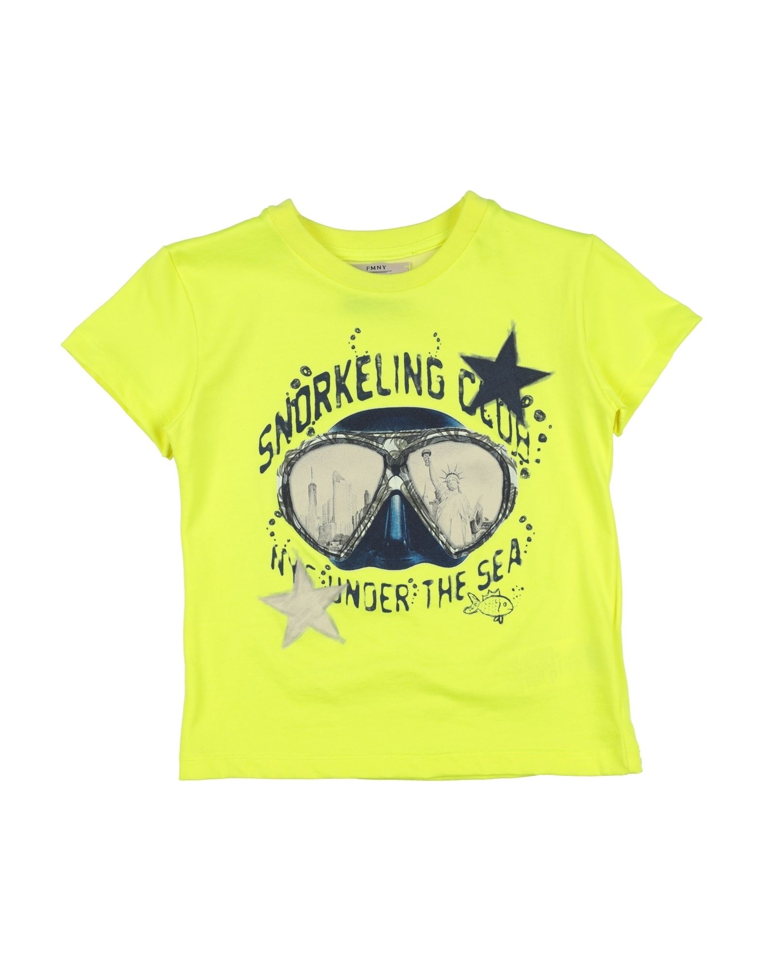 Fred Mello Kids'  T-shirts In Yellow