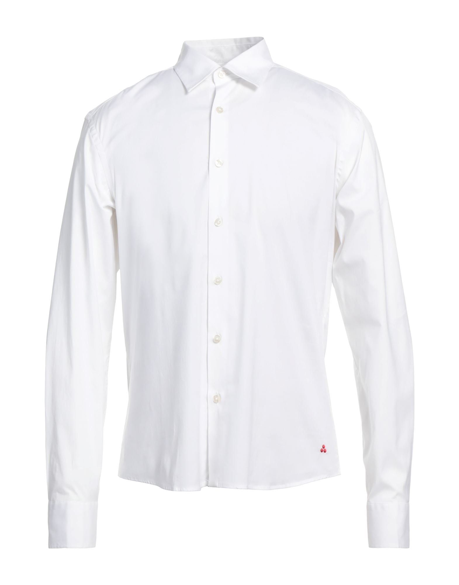 Peuterey Man Shirt White Size Xl Cotton, Elastane