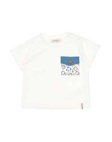 Aletta Babies'  Newborn Boy T-shirt White Size 3 Cotton, Elastane