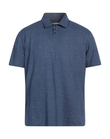Daniele Fiesoli Man Polo Shirt Blue Size M Cotton